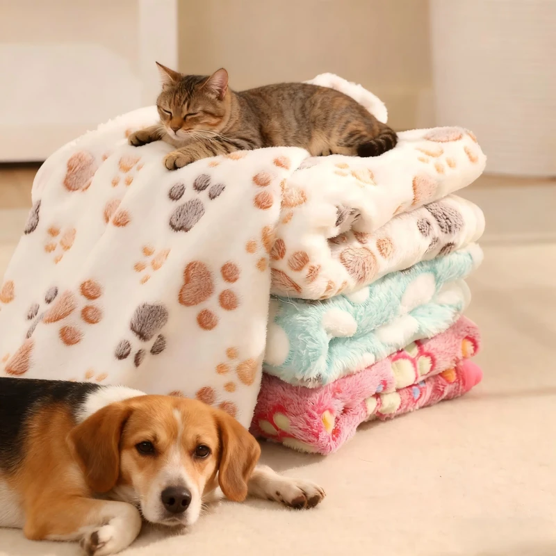 Fleece Luxury Waterproof Pet Bed Mattress Large Soft Comfortable Washable Cute Pet Cushion Dog&Cat Warm Winter Indoor