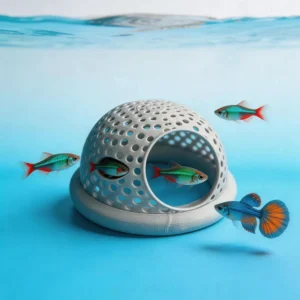 Floating Round Fish Resting Lounge Betta Fish Shelter Aquarium Tank Decoration Accessories