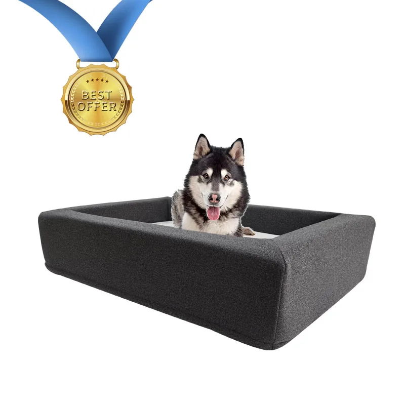 Fluffy Pet Bed & Accessories Furniture Protector Calming Pet Bed Washable Plush Dog Couch