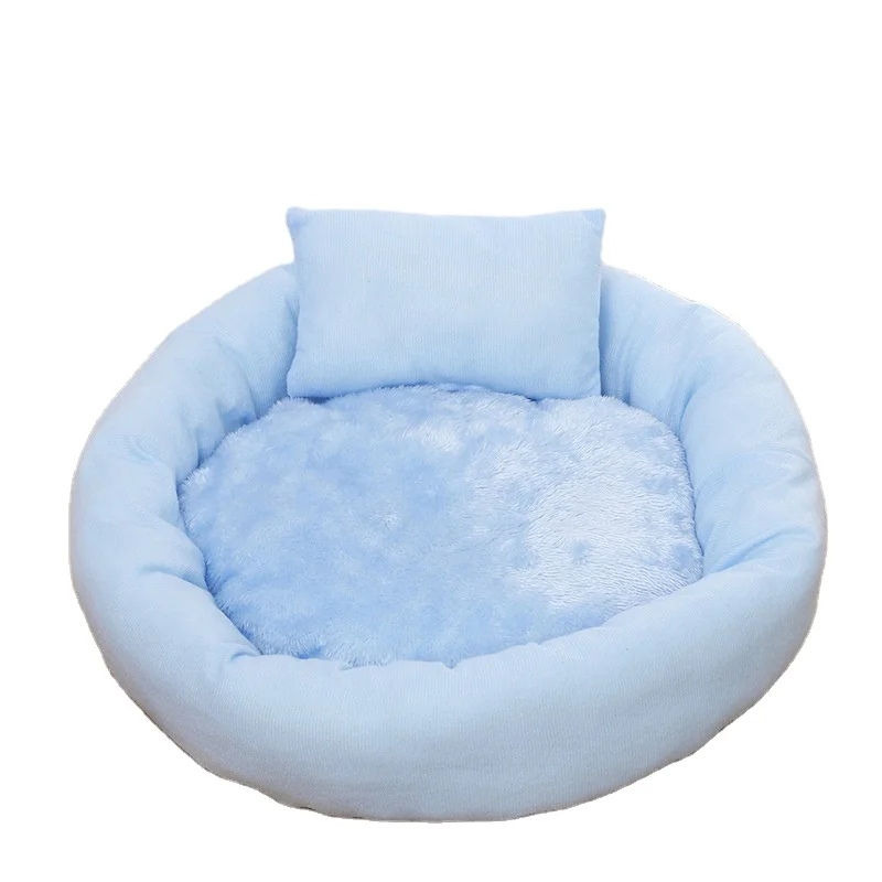 Fluffy Pet Bed Luxury Cute Soft Bed Set for Pets
