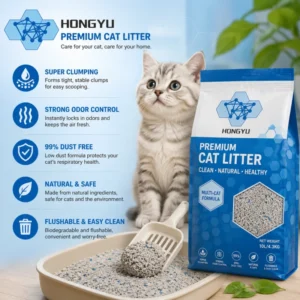 Flushable Clumping Eco Friendly Cat Litter 4.5kg