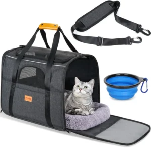 Fold Out Other Pet Carriers and Travel Products Waterproof Pet Carrier Bag Small Size Cat Dog Carrier Tote Bag