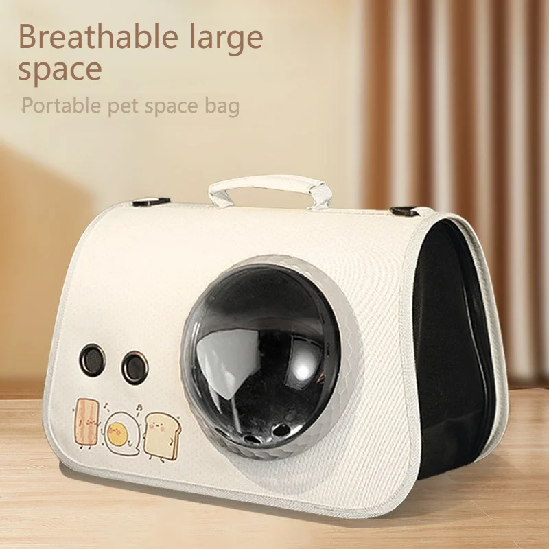 Foldable Cat Carrier Portable for Hand Carry or Shoulder Use