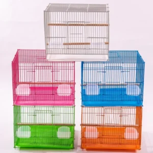 Foldable Metal Large Dog Crate Furniture with Plastic Tray Outdoor Pet Cages Houses Dog Cage