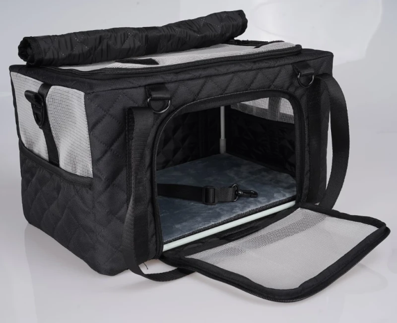 Foldable Pet Airline Approved Carrier Bag Breathable Soft Sided Travel Pet Bag for Cats Dogs