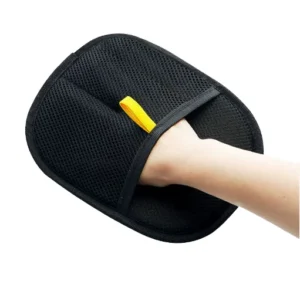Foldable Pet Grooming Glove Brush Soft Nylon Deshedding Tool Hair Remover Mitt Gentle Massage Comb for Dogs Cats Birds