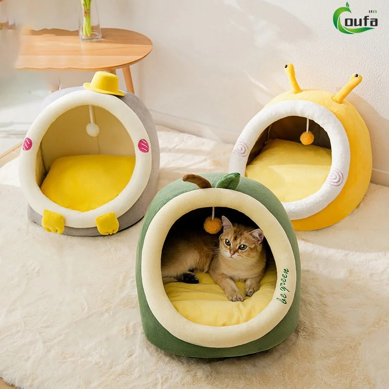 Foldable Pet House Removable Washable Cat House Puppy Cave Sofa Pet Bed House for Extra Small Dogs and Small and Medium Cats