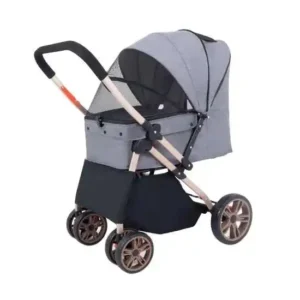 Foldable Pet Stroller Cart with Changeable Handle for Cat Travel Pet Carriers and Travel Product