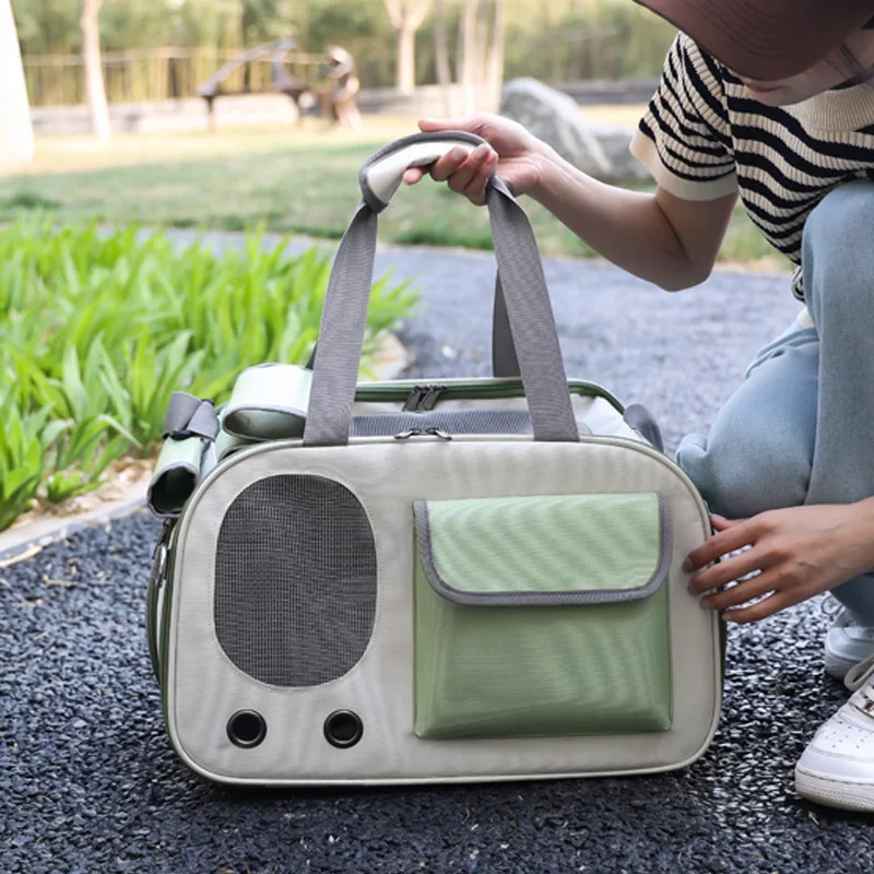 Foldable Portable Breathable Modern Pet Travel Outdoor Carrier for Small Animals Cat & Puppy Bag
