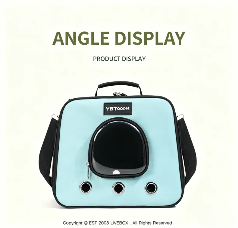 Foldable Roller Blind Oxford Pet Carry Bag for Daily Outdoor Travel of Rabbit Parrot Small Pets