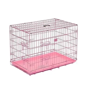 Foldable Rust Proof Portable Pet Cage for Small and Medium sized Dogs Bird Supplies