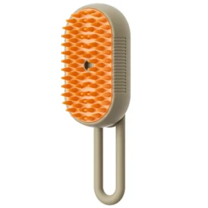 Foldable Silicone Plastic Pet Bath Comb Soft Multifunctional Self Cleaning Spray Cat Fur Remover Brush