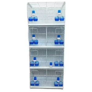 Foldable Stackable Small Bird Cage Multilayer Movable Splice Parrot Breeding Cage Box for Lovebirds Aviary Supplies