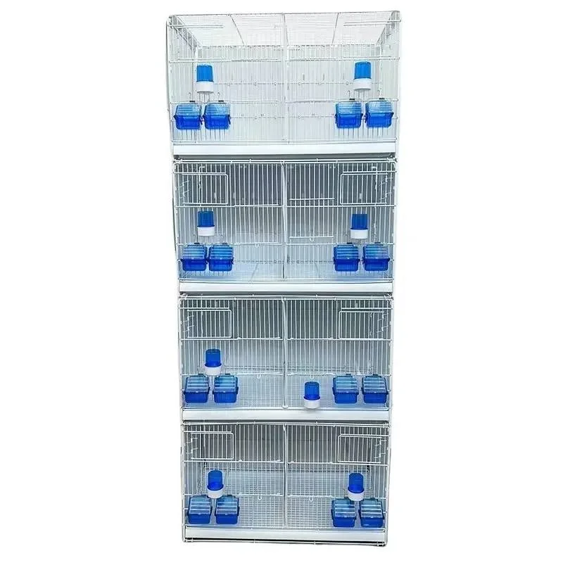 Foldable Stackable Small Bird Cage Multilayer Movable Splice Parrot Breeding Cage Box for Lovebirds Aviary Supplies