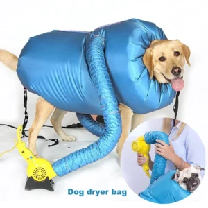 Folding Dog Dry Bag Bathing Tools for Dogs Pet Hair Dryer Blow Bag Cat Drying Bag Pets Cleaning Grooming Accessories