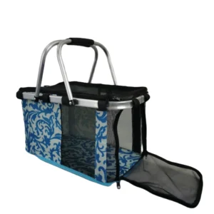 Folding Fabric Pet Carrier Travel Carrier for Dogs Cats Pet Bag Breathable Travel Portable Dog Cage Oxford Carrier Waterproof