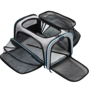 Folding Fabric Pet Carrier Travel Carrier for Dogs or Cats Portable Pet Bag