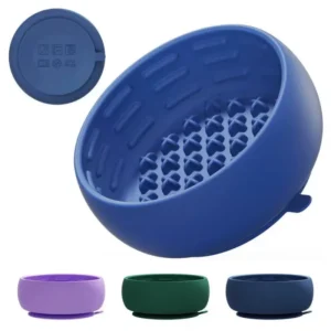 Food Grade Silicone Licking Bowl for Dogs BPA Free Enrichment Dog Slow Feeder with Suction for Distraction Pet Supplies
