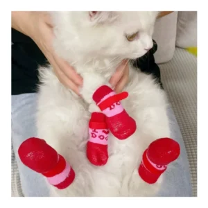 Foot Gloves Cat and Dog Socks Outdoor Non slip Waterproof Shoes and Socks Large and Small Dog Shoes Pet Socks