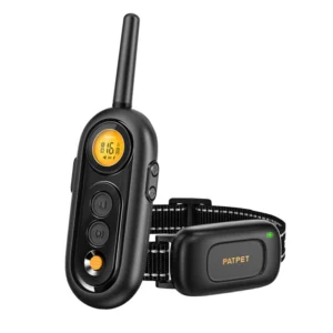 For Best Dog Training Shock Collar Electric Rechargeable Safe Remote Beeper Vibration Training Modes Shock Levels Nylon