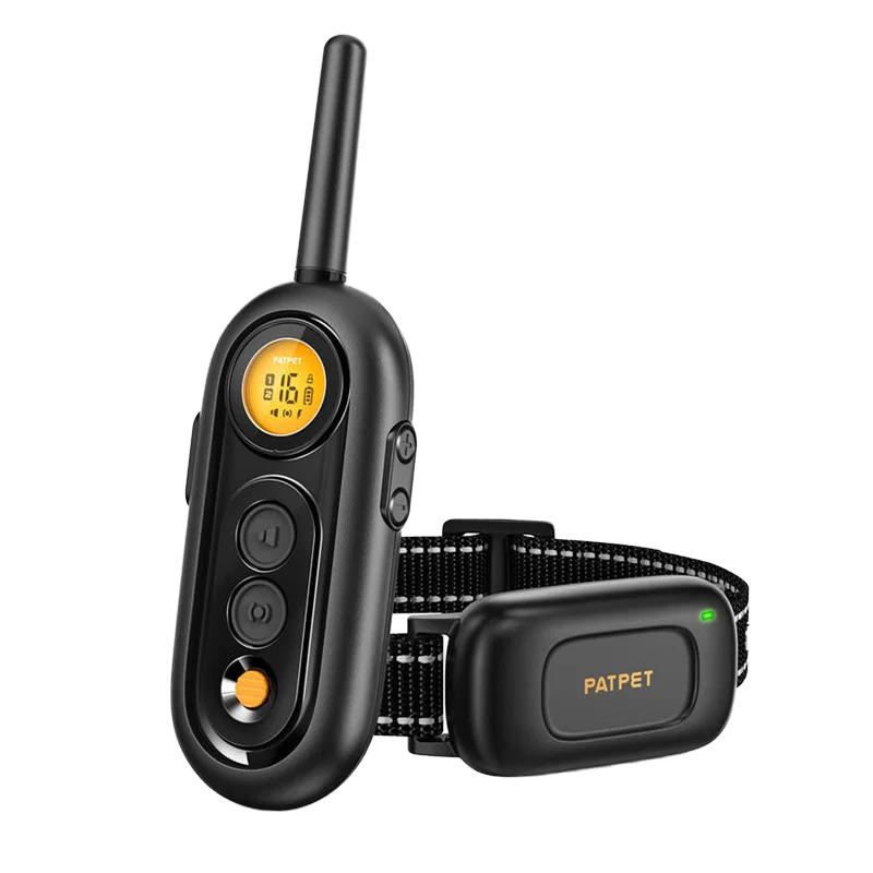 For Best Dog Training Shock Collar Electric Rechargeable Safe Remote Beeper Vibration Training Modes Shock Levels Nylon
