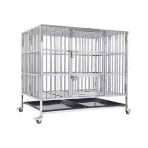 For Petsproofing Professional Large Veterinary Kennel Commercial Stainless Steel Indoor Luxury Dog Puppy Canine Cage Solid