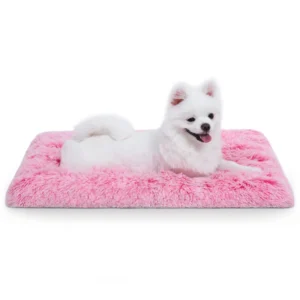 Four Season Plush Dog Bed Soft Warm Pet Sleeping Mat Non Slip Machine Washable Tear Resistant Rectangle Dog Bed
