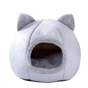 Four Seasons Plush Pet Cave Products for Pets Sleep Cozy House Cats Tent Accessories Niche Chat Soft Pet Bed