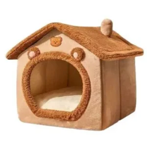 Four Seasons Universal Pet Kennel Winter Warm Small Dog Bed Cat House Villa Polyester Material