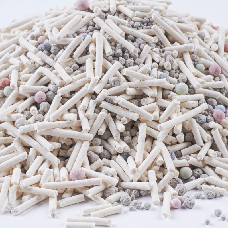Free Design Grey Mixed Bentonite & Corn Starch Flushable Eco Friendly Cat Litter with Strong Clumping and Odor Control