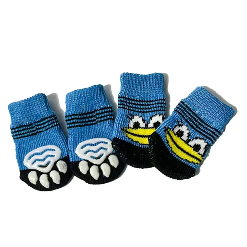 Free Sample Pet Socks Indoor Non slip Warm Dog Shoes Socks Teddy Bear Small Dogs Socks Cover