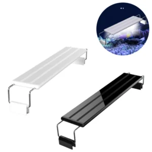 Full Spectrum Fish Tank Light RGB Aquarium Light With Stable Extendable Brackets