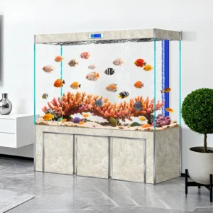 Full automatic Household Water free Aquarium Living Room Super White Large Package style Aquarium Accessories