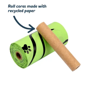 Fully Degradable Compostable Thickened Continuous Roll Type Corn Dog Poop Bags Dispenser Lavender Scented Pet Waste Disposal