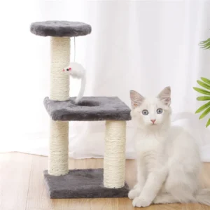Fun Pet Supplies Cat Scratcher Tree with Mouse Toy