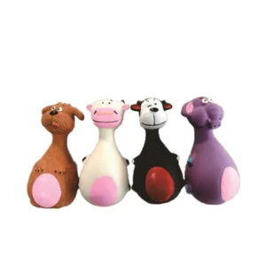 Funny Small Animals Squeaky Toys Soft Chew Rubber Interactive Dog Toys