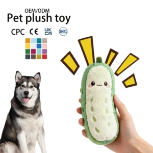 Funny Sound Interactive Pet Supply OEM ODM Squeaky Plush Stuffed Pet Chew Toy Soft for Dogs and Cats