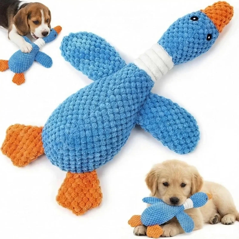 Funny Squeaky Pet Toy Cute Plush Dog Toys Duck Chew Dog Toys