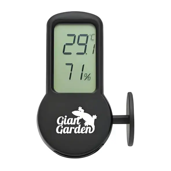 GIANGARDEN Reptile Amphibian Supplies Pet Lizard Horned Frog Land Temperature Humidity Meter Monitor
