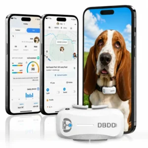 GPS 4G Pet Tracker Health Monitor 24/7 Activity Tracking AI Vet Diagnosis Virtual Fence iOS/Android Waterproof