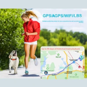 GPS Beidou Wi-Fi 4G/5G Bluetooth IP67 Waterproof Dog Cat Sheep Pet Tracker with Positioning & Anti-Lost Features
