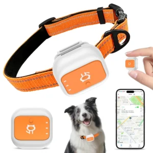 GPS Pet Tracker with Waterproof Collar Electronic Fence for Dogs Pet Locator for Safety & Tracking
