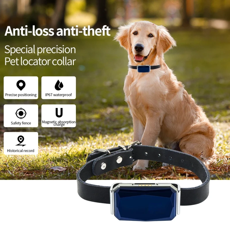 GPS Real Time Global Accurate Pet Locator AGPS WIFI LBS Dog Anti Loss Locator GPS Tracker for Android IOS System Universal
