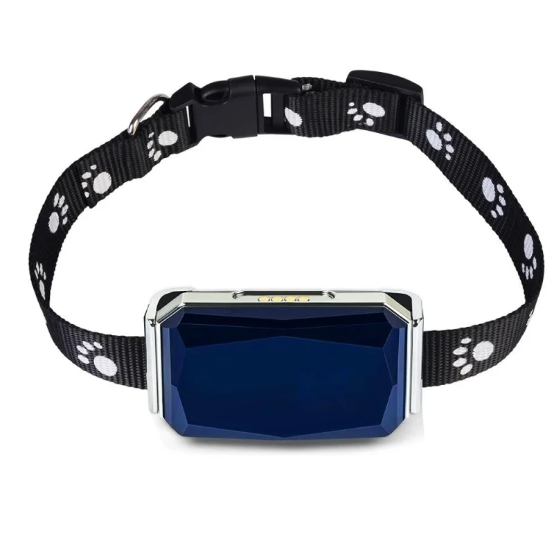 GPS Smart Pet Tracker Collar for Dogs Cats Waterproof Real-Time Location Anti-Loss Device App Notification