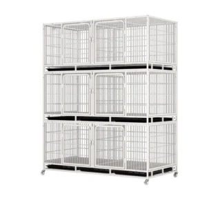 Galvanized Square Tube Large Cage Pigeon Breeding Chicken Duck Cat Dog Pet Cage