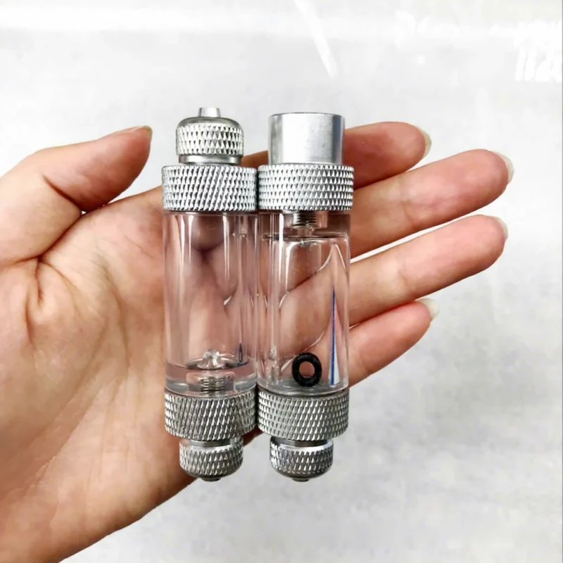 Glass Eco Friendly CO2 Bubble Counter for Aquarium Fish Tank