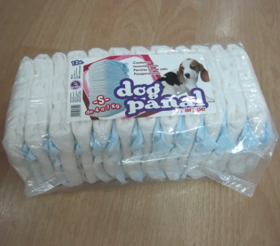 Good Absorption Disposable Diapers for Dogs with 6 Sizes Suitable for Different Dogs