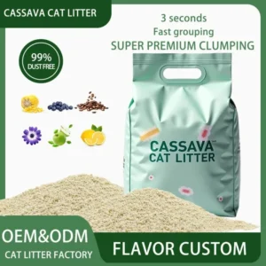 Good Quality Biodegradable Automatic Pet Dust free Eco friendly Cat Litter With ISO9001
