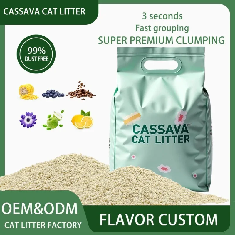 Good Quality Biodegradable Automatic Pet Dust free Eco friendly Cat Litter With ISO9001
