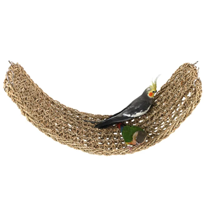 Grass Net Bird Supplies XuanGui Parrot Climb Ladders and Chew Swings Toys S L Sizes